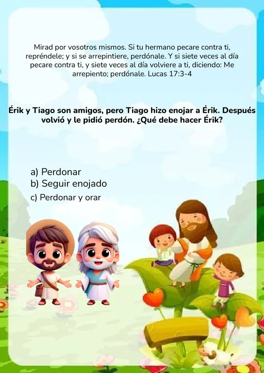 Página de muestra: El perdón entre amigos